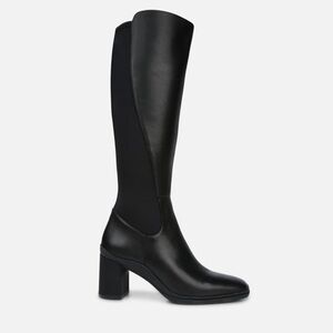 Naturalizer Axel 2 Black Leather Waterproof Knee High Women's Boots Size 8.5 NWT